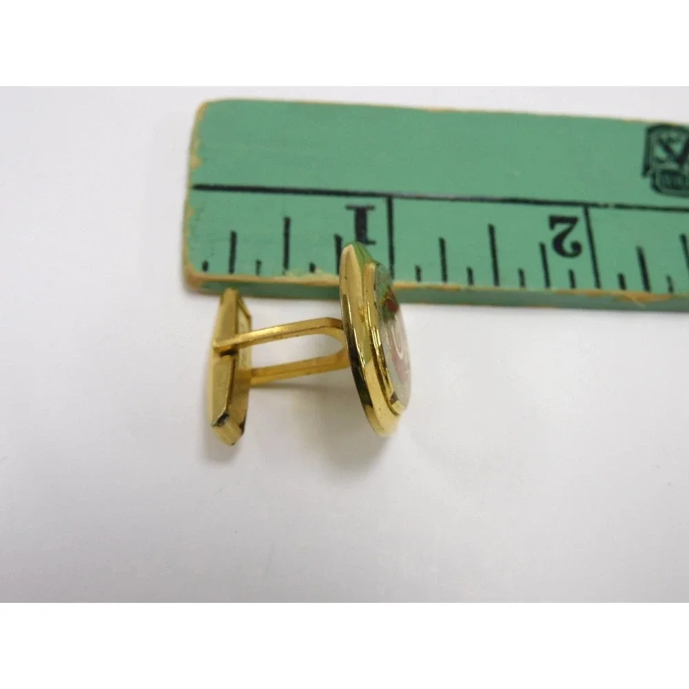 Ohio State University Enamel Cuff Links And Tie Clip Set DW680